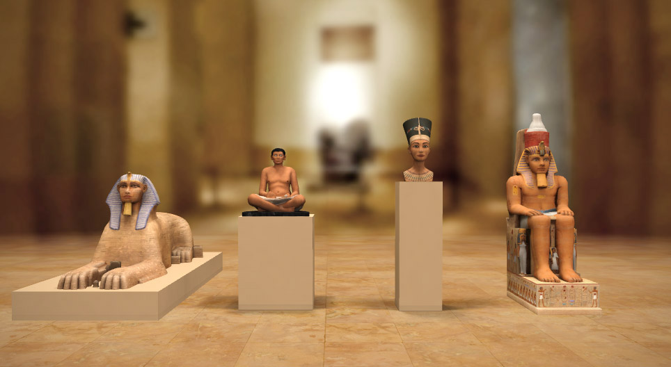 النحت المصري القديم