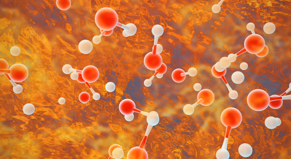 Αντίδραση υδρογόνου με οξυγόνο