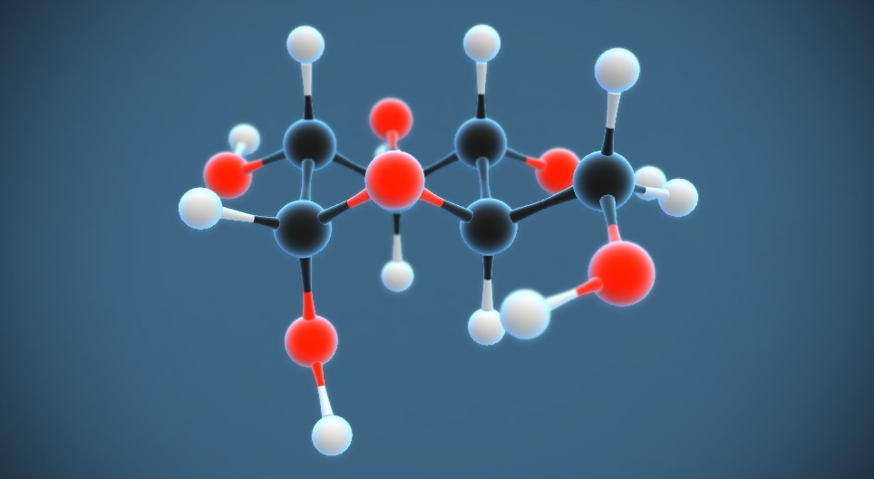 Άλφα-D-γλυκόζη (C₆H₁₂O₆)