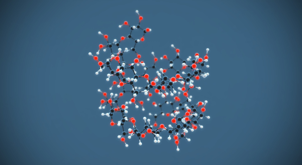 Αμυλόζη ((C₆H₁₀O₅)n)