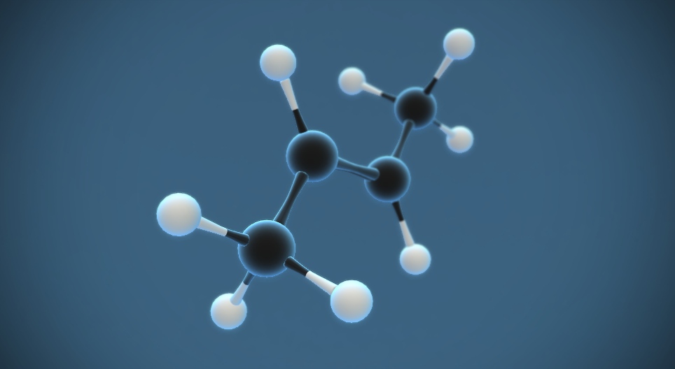 Trans-2-βουτένιο (C₄H₈)