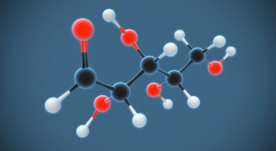 D-ριβόζη (C₅H₁₀O₅)