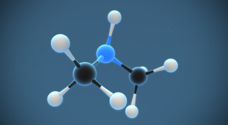 Διμεθυλαμίνη (NH(CH₃)₂)