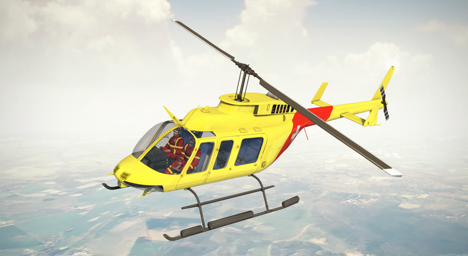 Ελικόπτερο (BELL 206 Long Ranger)