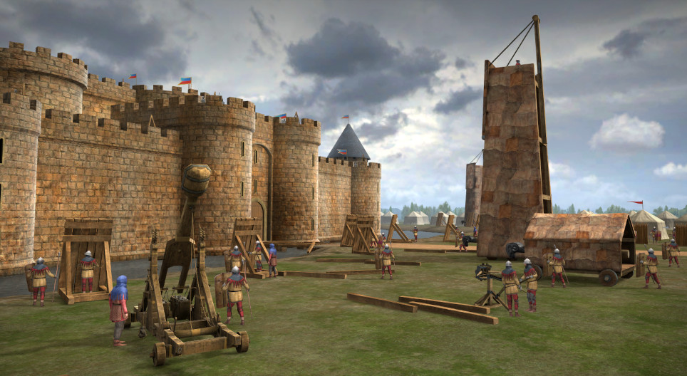 Medieval siege engines