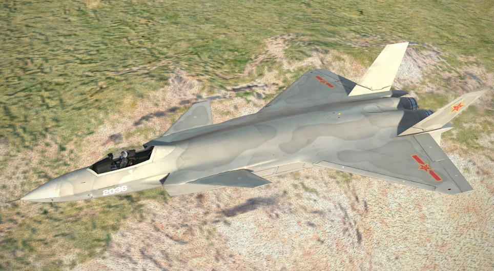 Chengdu J-20 Πανίσχυρος Δράκος (Κίνα, 2017)