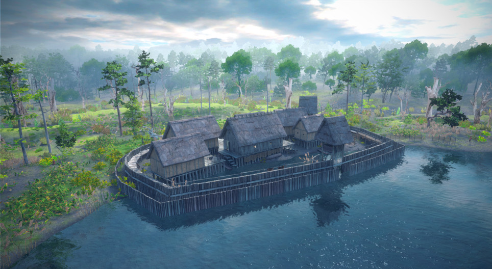 Stilt house settlement (Unteruhldingen, 4th millennia BC)