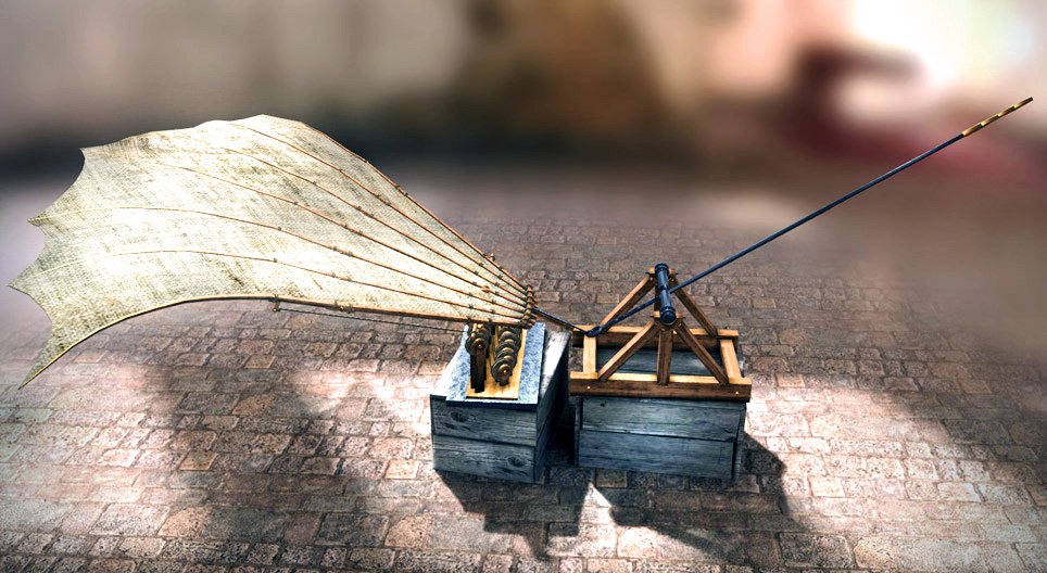 Εφευρέσεις του Ντα Βίντσι: Ιπτάμενο φτερό (1487–1489)