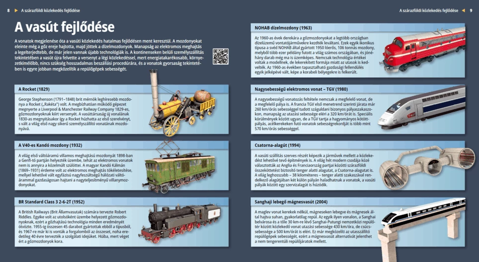 El desarrollo del transporte ferroviario