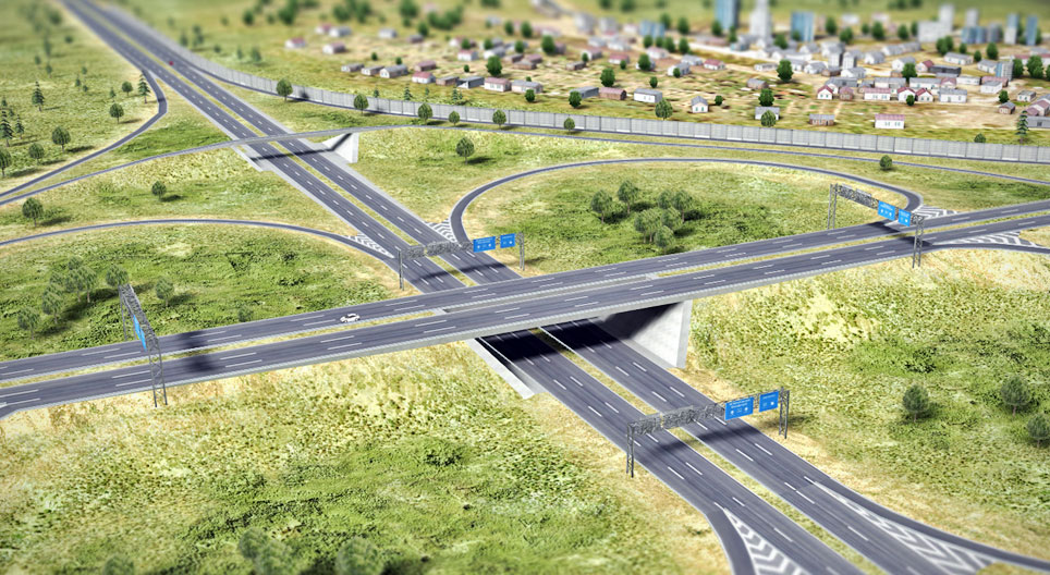 Diseño y construcción de la autopista