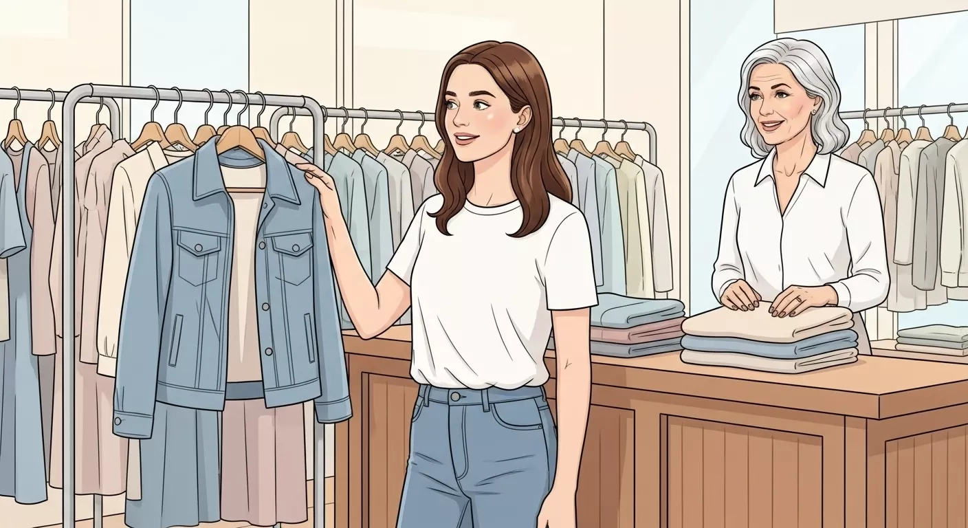 服を買うこと