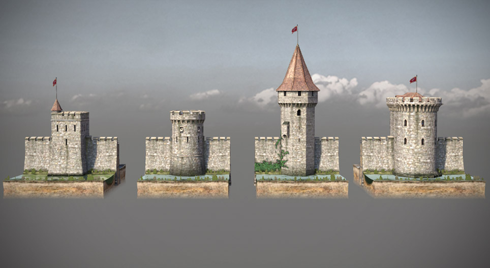 Viduramžių pilys ir bastionai