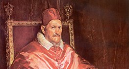 Diego Velázquez: Portrait of innocent X (1650, Baroque)