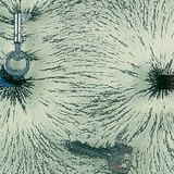 Iron is capable of interacting with magnetic fields