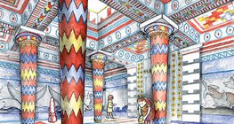 This is what the Mycenaean Throne Room may have looked like