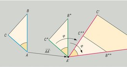 Similarity transformation of a triangle