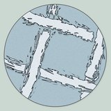 Microscopic image of gauze