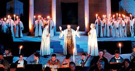 A scene from Mozart's famous opera, The Magic Flute