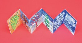 Creating a fold-out calendar - Step 3