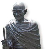 Gandhi (1869–1948) πολιτικός και πνευματικός ηγέτης της Ινδίας