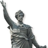 Izsó Miklós – Huszár Adolf: Petőfi Sándor (bronzszobor, Budapest, Petőfi tér)