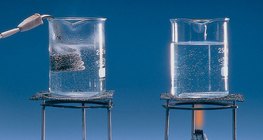 An immersion heater boils water faster than an alcohol burner