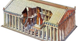 The structure of the Parthenon (Athens, 5th century BC)