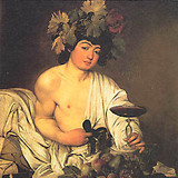 Caravaggio: Bacchus (1595, Uffizi Galery, Florence)