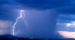 Storm and lightning