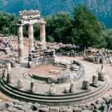 The ruins of Delphi