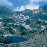 Tarn, mountain lake (Carpathian Mountains)