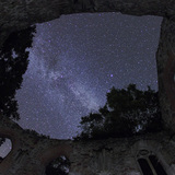 View of the Milky Way with the star Vega