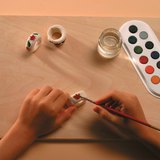 Making salt dough napkin rings – Step 3