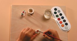 Making salt dough napkin rings – Step 3