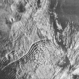 Satellite image of waves