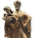 Zeus, the king of Greek gods