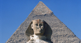 The Great Sphinx of Giza and the Pyramid of Khafre