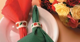 Making salt dough napkin rings – Step 4