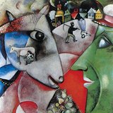 Marc Chagall: I and the Village (1911, surrealism)
