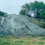 Cracked rock in Finland