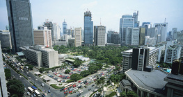 City centre of Manila