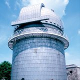 A legnagyobb magyar távcső kupolája Piszkés-tetőn, a Mátrában