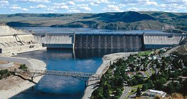 Hydroelectric power plant in the US