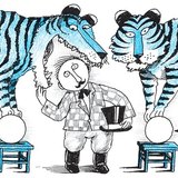 Idei cirkuszi látványosságunk a következtető és magyarázó tigrispár