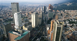 View of Bogotá, the capital of Colombia