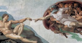 Michelangelo: The Creation of Adam (Sistine Chapel, 1511, Renaissance)