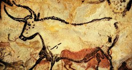Aurochs and horse (Lascaux Cave, 18000-15000 BC)
