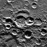 The surface of Mercury is similar to that of the Moon