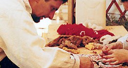 Feltmaking is a traditional craft, still practised by some craftsmen today