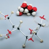 Σταφυλοσάκχαρο (γλυκόζη) και μοντέλα μορίου ανοιχτής αλυσίδας